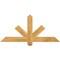 Ekena Millwork Kennewick Rough Sawn Timber Gable Bracket, Western Red Cedar, 48"W x 22"H x 2"D x 4"F, 11/12 Pitch GBW048X22X0204KEN00RWR - alternate 1